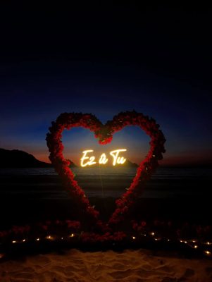 Evlilik teklifi süslemesi, Ağustos 2026 – Egem Organizasyon