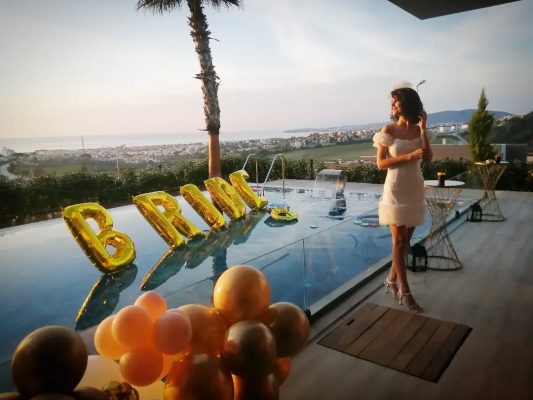Bride party süslemesi, Mart 2022 – Egem Organizasyon